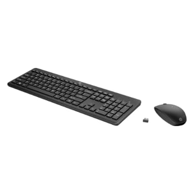 HP 235 Wireless Mouse Keyboard Combo - Black - RUS Svart