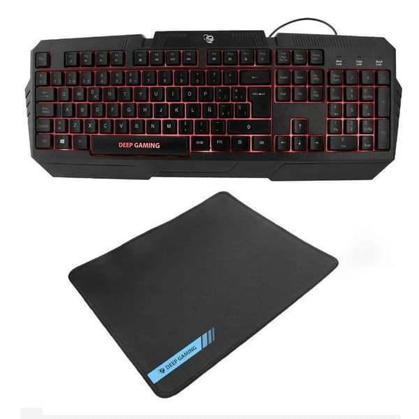 Deepgaming Hörlurar Tangentbord Musmatta Spel Xwing2 Dg-ktraa-15  Spanish QWERTY