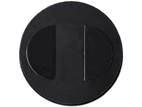 Renkforce RF-5873144, polytetrafluoretylen (PTFE), polyuretan (PU), fløyel, svart, 93 mm, 93 mm, 22 mm, 1 stk.