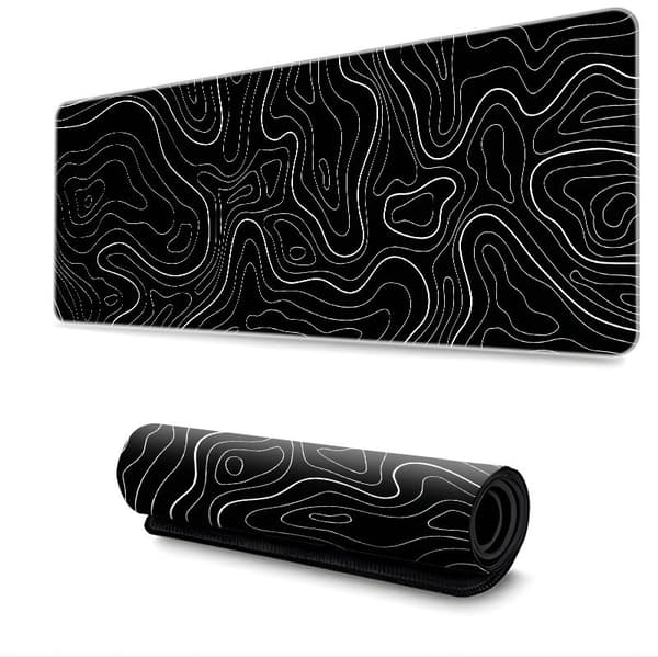 INF Topographic Contour laajennettu suuri hiirimatto -pöytäalusta