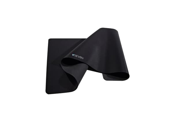 V7 MP04BLK, Svart, Monokromatiskt, Tyg, Handledsstöd
