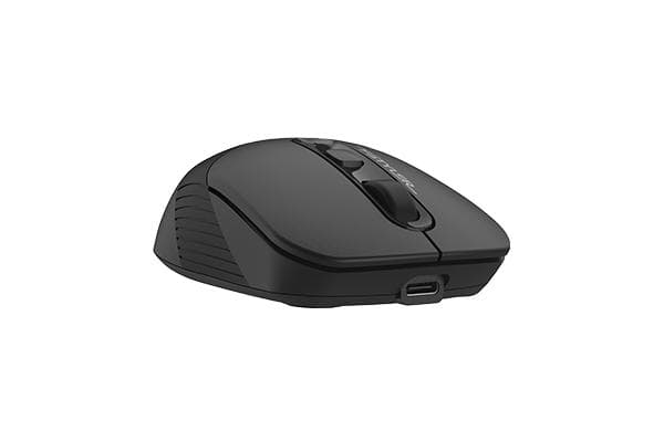 MOUSE A4tech, PC sau NB, wireless, 2.4GHz + BT, optic, 2000 dpi, butoane/scroll 4/1, , negru, Fstyler "FB10C-BK" (timbru verde 0.18 lei)