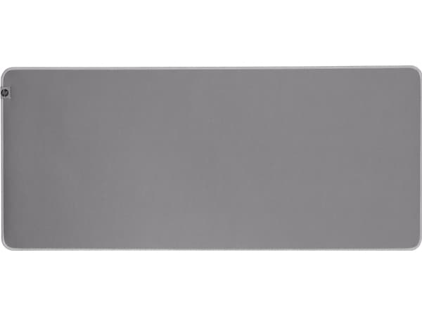 HP 200 Sanitizable Desk Mat, Grey, Monochromatic, Recycled polyethylene terephthalate (rPET), Rubber, Non-slip base
