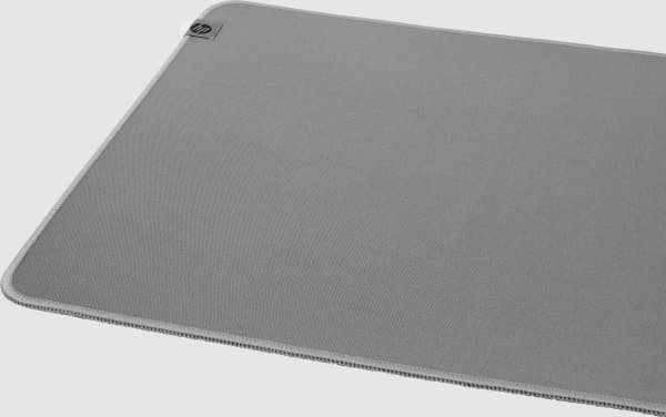 HP 200 Sanitizable Desk Mat, Grey, Monochromatic, Recycled polyethylene terephthalate (rPET), Rubber, Non-slip base