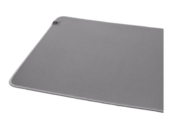 HP 200 Sanitizable Desk Mat, Grey, Monochromatic, Recycled polyethylene terephthalate (rPET), Rubber, Non-slip base