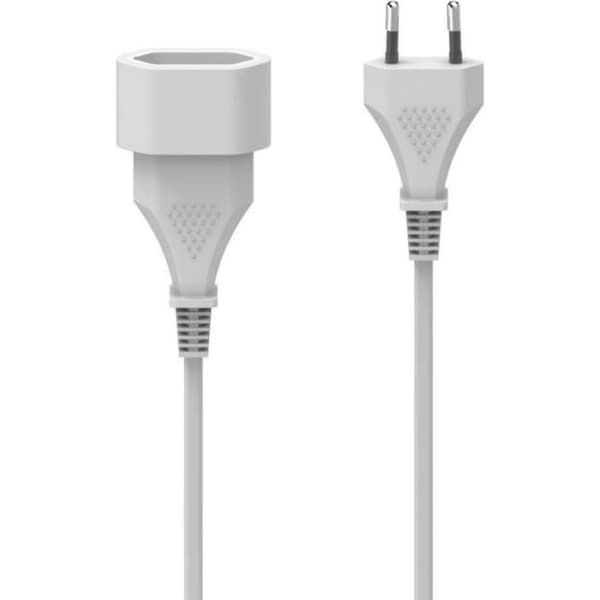 Hama Verlängerungskabel med Eurostecker för inom 3 m Vit (00223261)