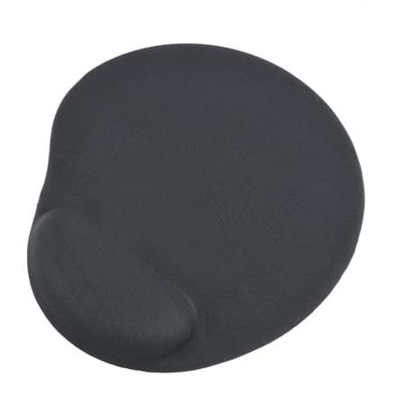 Gembird | Gel musemåtte med håndledsstøtte | Ergonomisk musemåtte | 240 x 220 x 4 mm | Sort