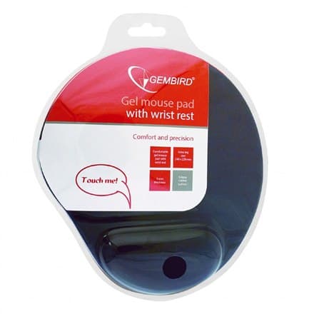 Gembird | MP-GEL-B Gel-hiirimatto rannetuella, sininen | Geelihiirimatto | Sininen