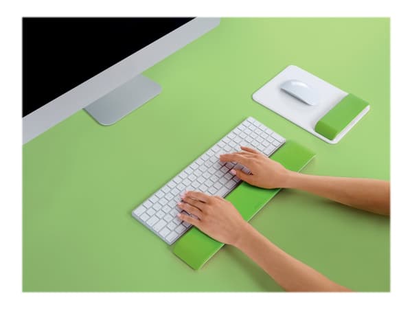Leitz Ergo WOW - Håndleddsstøtte for tastatur - grønn