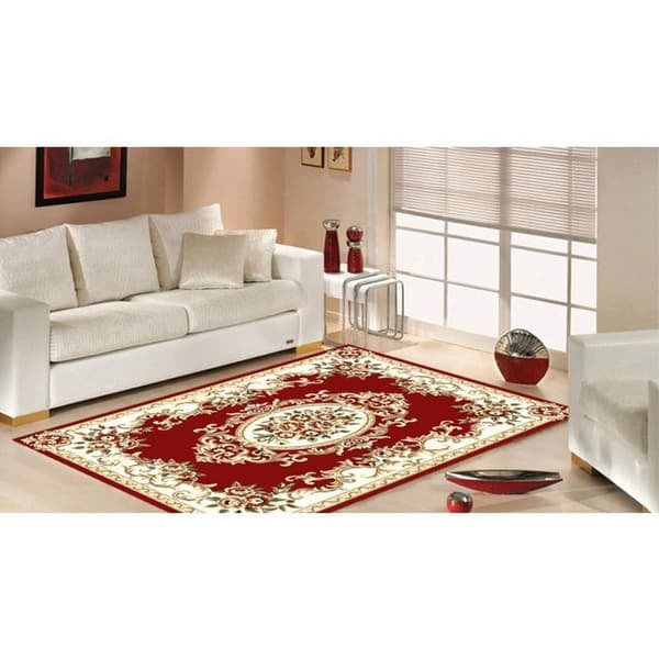 ORIENT Röd matta, Storlek: 300x400