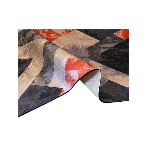 Salongmatta - KOLLEKTION DOT - Röd - 80x150 cm - Tjocklek 6mm - Latexbaksida