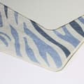 Miniatyrbild 3 av 4: Tapis - ZEBRA - Blå - 80x150 cm - Mjuk vid beröring - Halkskyddande - Maskintvättbar