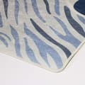 Miniatyrbild 2 av 4: Tapis - ZEBRA - Blå - 80x150 cm - Mjuk vid beröring - Halkskyddande - Maskintvättbar