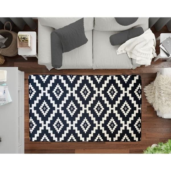 Tavla - MANI TEXTIL - Skandinavisk - Svart - 160x230 cm - Halkfri