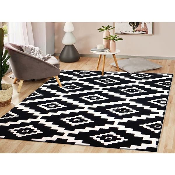 Tavla - MANI TEXTIL - Skandinavisk - Svart - 160x230 cm - Halkfri