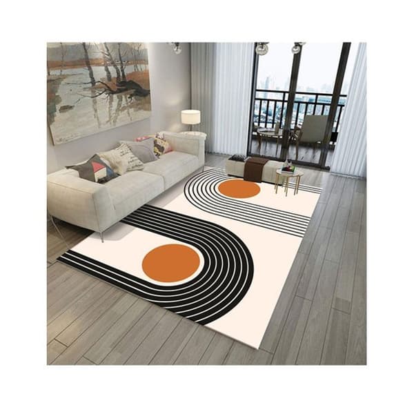 Matta - KOLLEKTION DOT - SJUTIO - Orange - 120x180 cm - Tjocklek 6mm