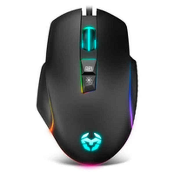 LED gaming-mus Krom NXKROMKEOS Sort 6400 dpi Sort