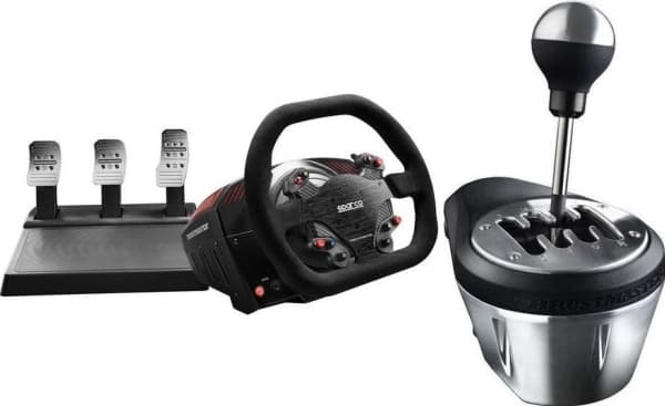 Thrustmaster TS-XW Racer-styre (4460157) + TH8A-jekk (4060059)