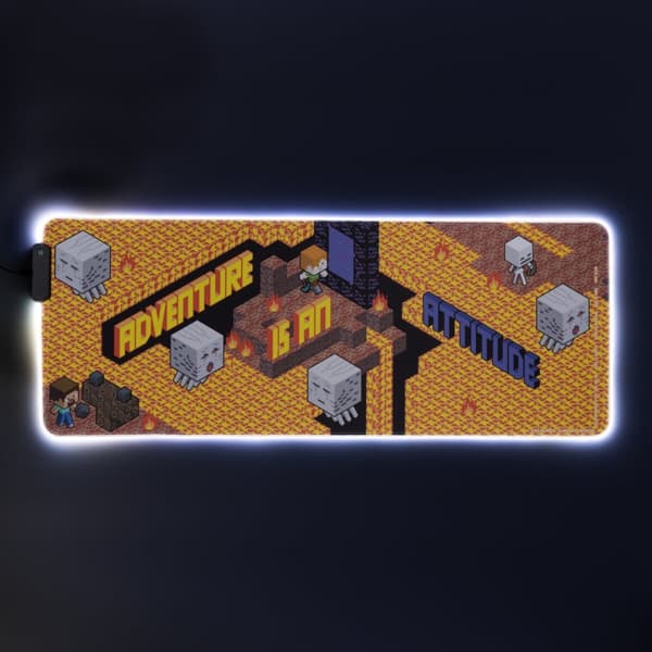 Paladone Minecraft belyst musematte, 800 x 300 mm