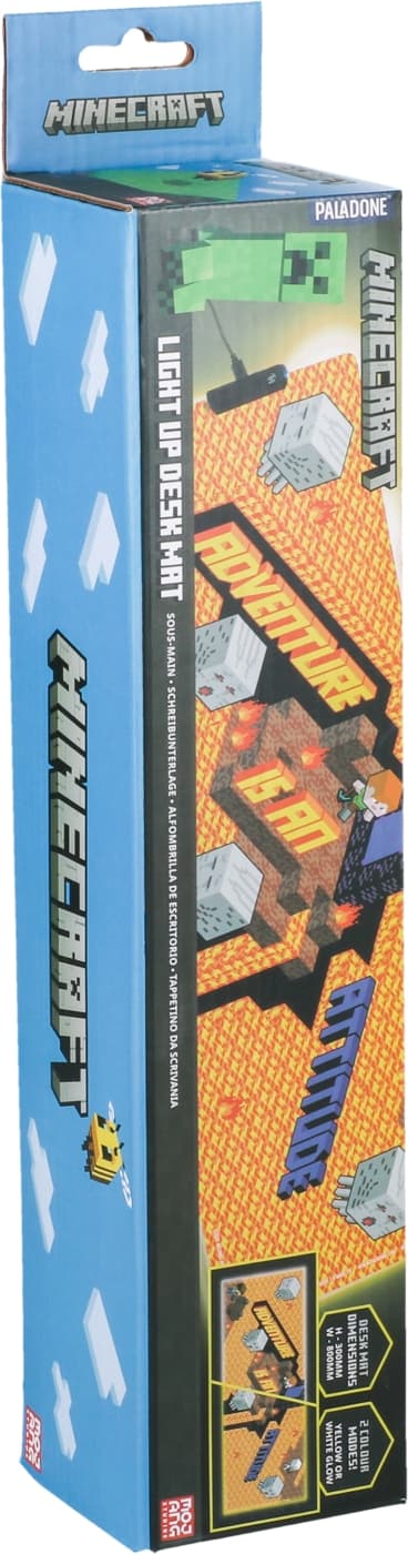 Paladone Minecraft belyst musematte, 800 x 300 mm
