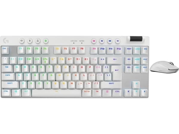 Klawiatura Logitech PRO X TKL Lightspeed GX Brown (920-012148) + G PRO X SuperLight 2 (910-006638)