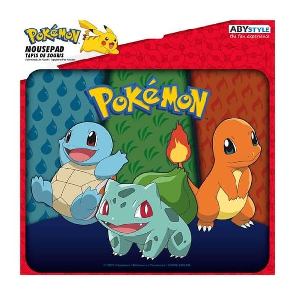 POKEMON - Flexibel Mousepad - Starter Kanto