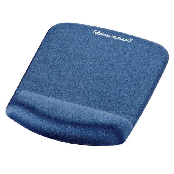 Fellowes PlushTouch musmatta med handledsstöd blå