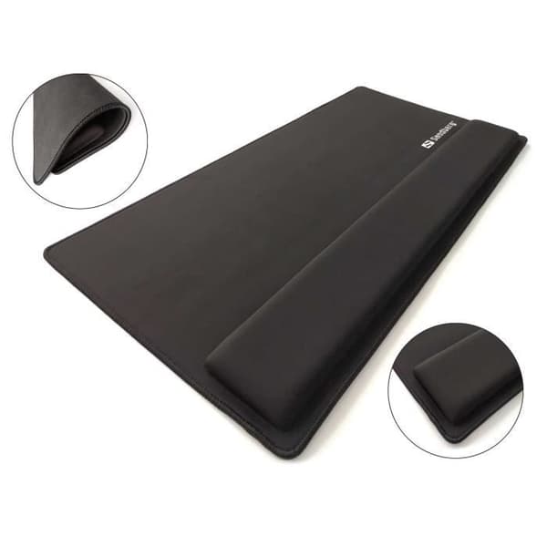 SANDBERG DESK PAD PRO XXL SVART - MUSMATTA (SVART, UNIFORM, REPO