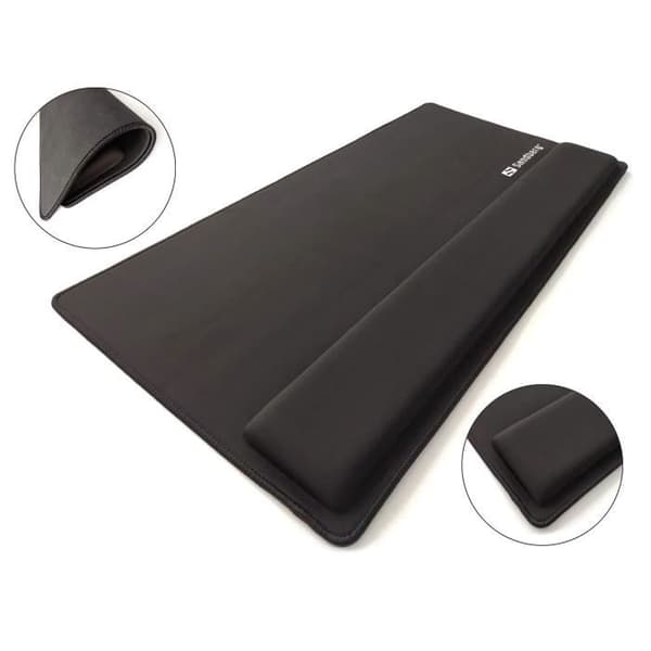 SANDBERG DESK PAD PRO XXL SVART - MUSMATTA (SVART, UNIFORM, REPO