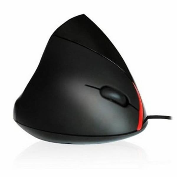Optisk Mus Ergonomisk Ewent EW3156 1000 dpi USB Svart Svart/Röd Röd/Svart