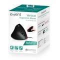 Miniatyrbild 4 av 8: Optisk Mus Ergonomisk Ewent EW3156 1000 dpi USB Svart Svart/Röd Röd/Svart