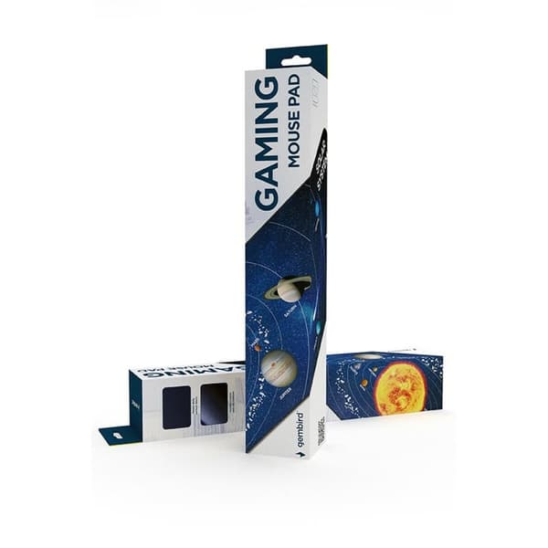 Hiirimatto GEMBIRD MP-SOLARSYSTEM-XL-01 Musta