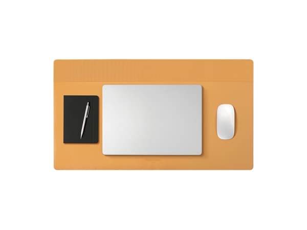 Native Union DESK-MAT-BLKKFT, Svart, Orange, Monokromatiskt, Polyester, Polyuretan, Halksäkert underlag