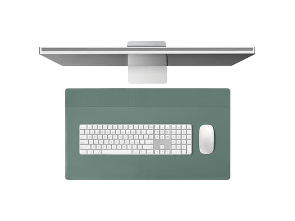 Native Union DESK-MAT-GRNSAN, Grön, Grå, Monokromatiskt, Polyester, Polyuretan, Halksäkert underlag