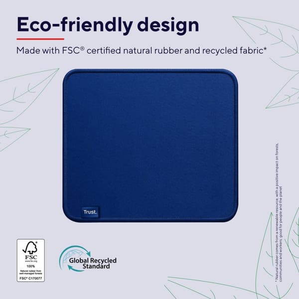 Trust Boye Musmatta av 100% återvunnet material Eco Blå