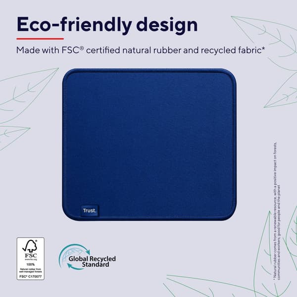 Boye Musematte laget av 100 % resirkulert materiale Eco Blue