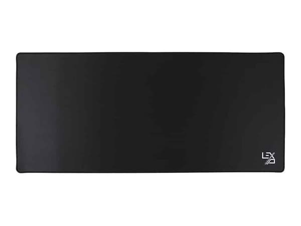 Lexip - Musmatta - gaming, flexible, micro-textured soft surface, 900 x 400 x 4 mm - XXL-storlek - svart