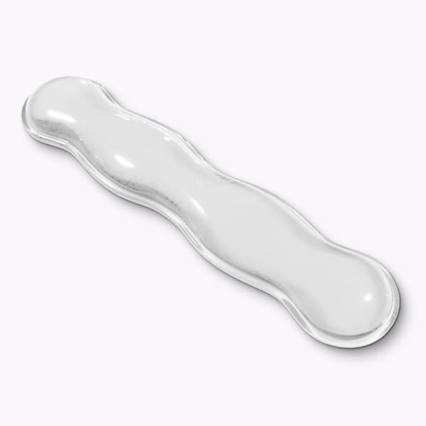 INF Ergonomisk bølget krystallklar håndstøtte musematte