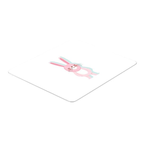 Bonamaison - 1 -, digitaltryckt rektangel musmatta, halkfri botten, för kontor och hem, storlek: 22x8cm