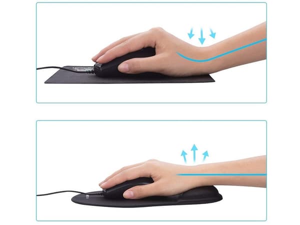 Musmatta med Handledsstöd - Ergonomisk Musmatta