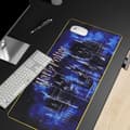 Miniatyrbild 2 av 4: Skrivbordsmatta - SUBSONIC - Harry Potter - Vit - Flerfärgad - 80 cm x 40 cm x 3 mm