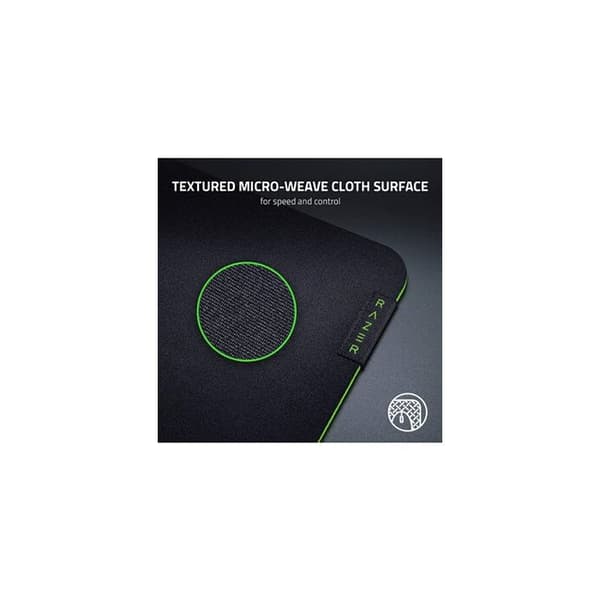 Musmatta - RAZER - Gigantus V2 L - Svart - Mikrovävd yta - Exakt kontroll