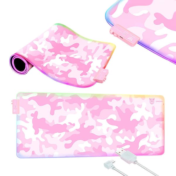 ONIKUMA MP005 RGB musematte (rosa)