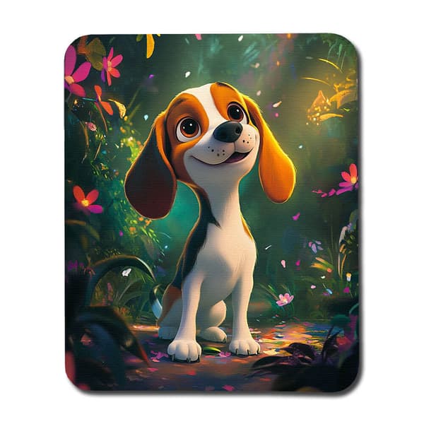 Barn Tecknad Beagle Hund Musmatta