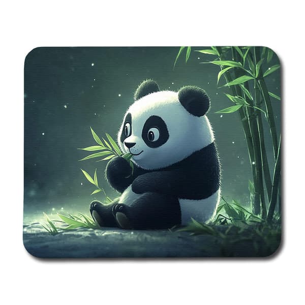 Sød Tegnefilm Panda Til Børn Musemåtte