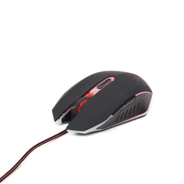 Gaming Mus GEMBIRD MUSG-001-R Svart Svart, Röd
