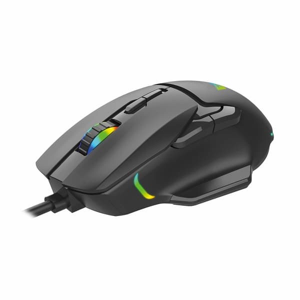 LED gaming-mus EDM 07753 for players Sort 7200 dpi