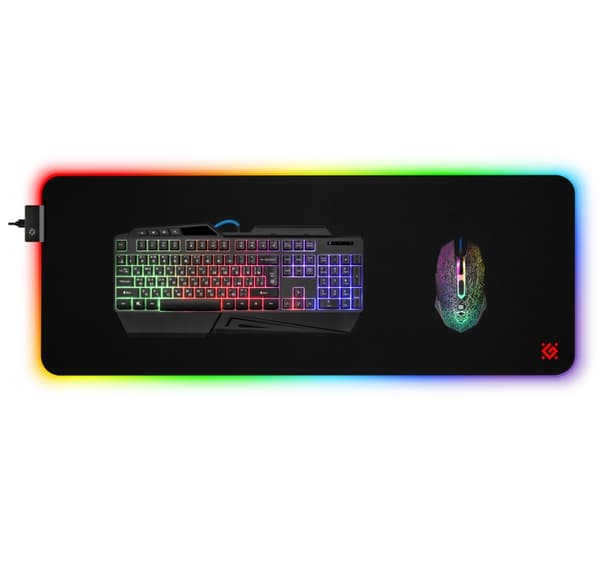 DEFENDER GAMING ULTRA LIGHT LED MUSMATTA 50566