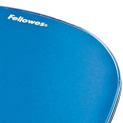 Fellowes Musmatta Handledsstöd - Crystals Gel Musmatta med halkfri gummibas - Ergonomisk musmatta för dator, bärbar dator, hemmakontor - Kompatibel me
