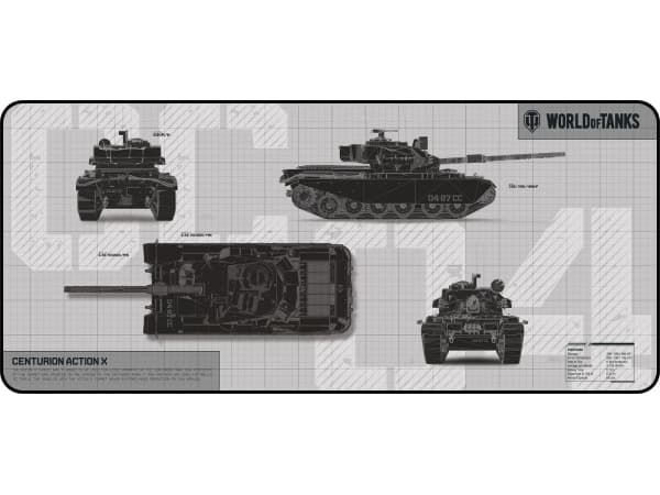 DEFENDER WT90 musematte - begrenset versjon WORLD OF TANKS